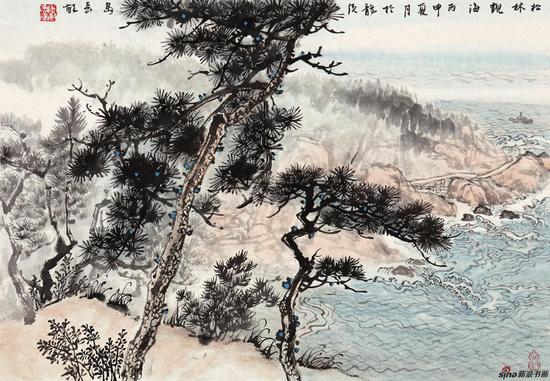 松林观海 46cm×69cm 2016
