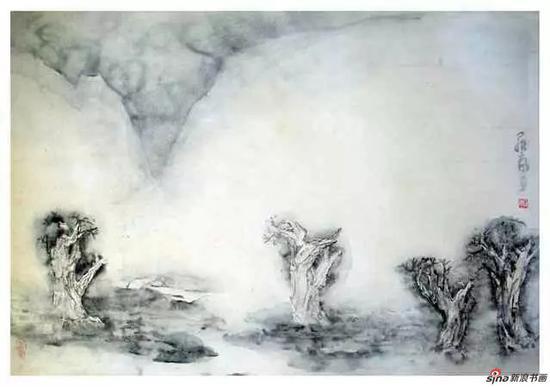 罗岚山水作品