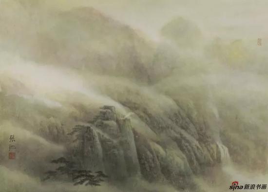 张弛 《晓暮云起山愈静》 2001