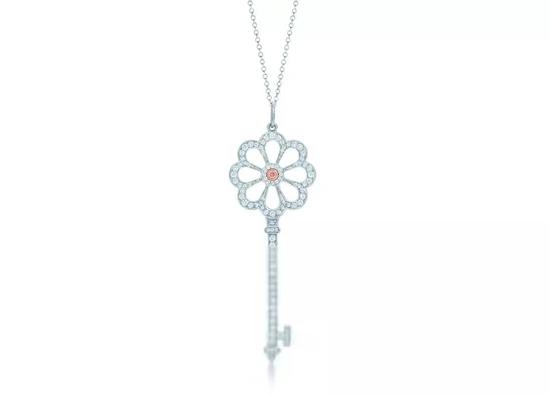 Tiffany花卉形钥匙吊坠