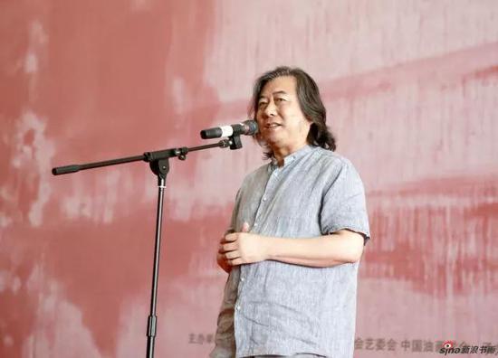 山东美术馆馆长、省美协主席、济南市文联主席张望致辞
