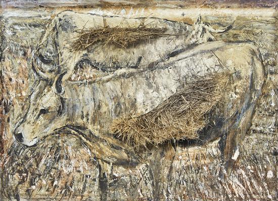 欧洲牛,1994-2010年,200x200x30cm,MAP收藏
