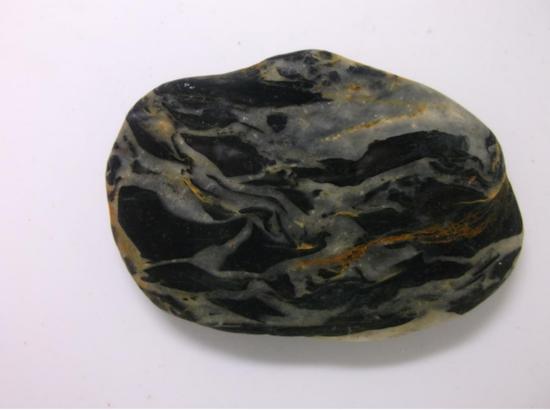 白石遗墨 9x6.5cm 像不像一幅水墨画?点睛精彩!