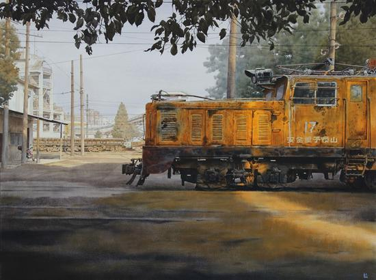 39、李源《盛夏光年》,纸本水彩,85cm×113cm,2014年