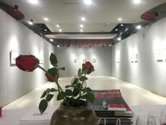 花的道来展览现场