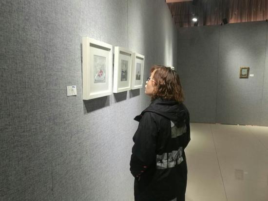 花的道来展览现场
