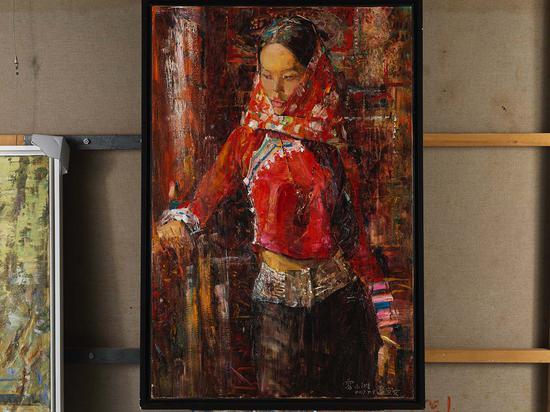53《惠安女》雷小洲 120cm×90cm 布面油画 2017年