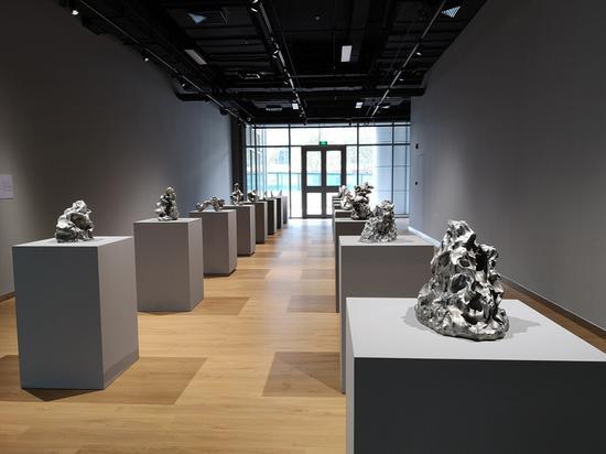 盲人-手迹矩阵 电镀光敏树脂3D打印 50x30x20cm(each) 2006-2018