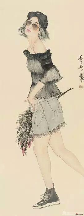 《暖阳》 180cm×97cm 吴 鸣