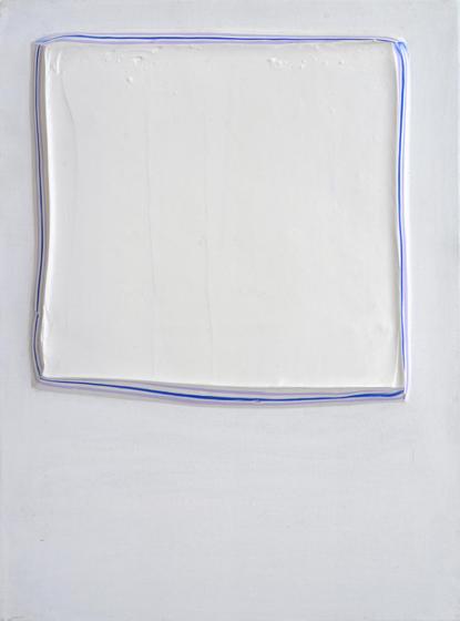 闫泓池/白蓝紫/布面丙烯/30x40x6cm/ 2016