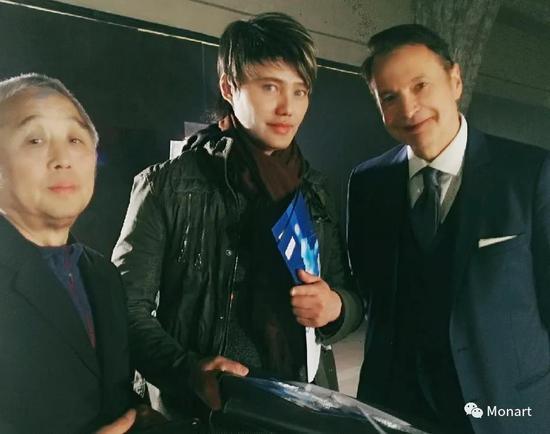 刘万民,Aden Kim,monart(蒙娜)亚洲首席业务拓展官及Jean-Luc Valerio | Wanmin Liu, Aden Kim, Chief Business Officer Asia (CBO) of monart and Jean-Luc Valerio