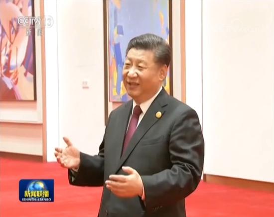 习近平主席会见参加进博会的外国企业家代表