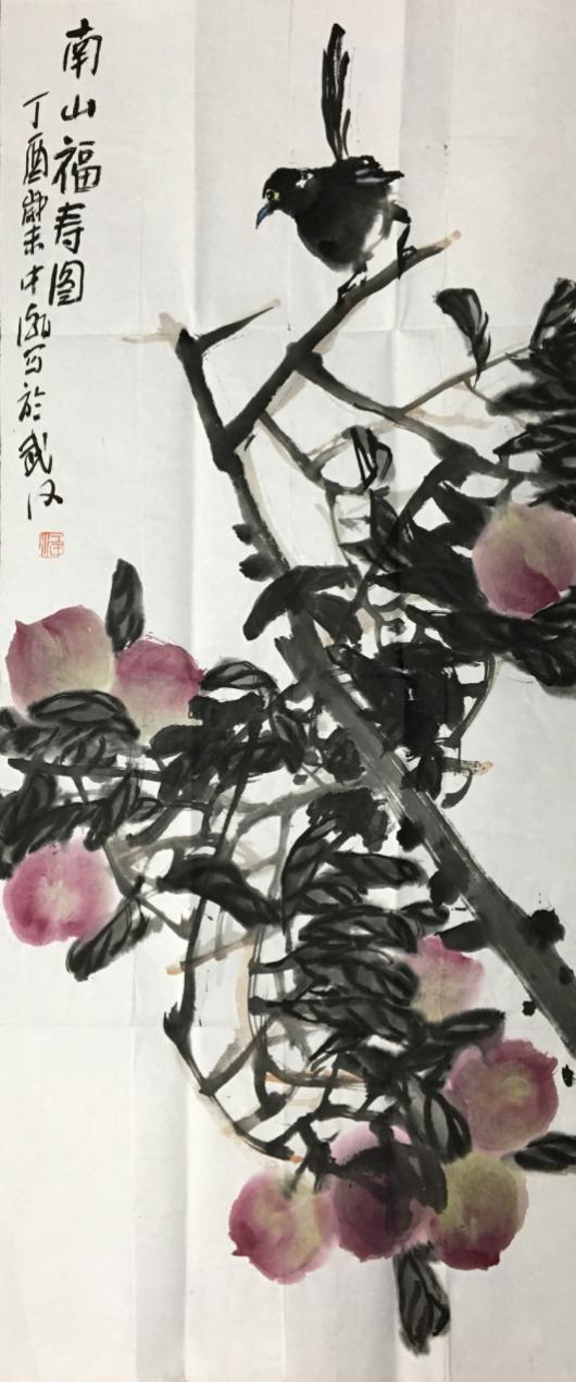 09 江中潮《南山福寿图》