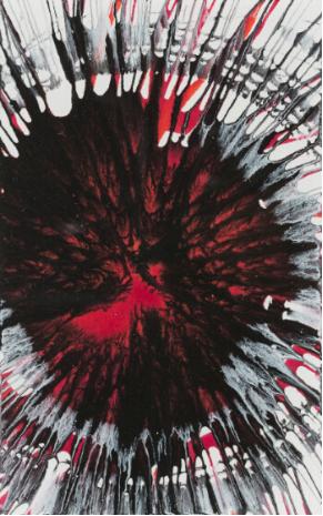 达明安·赫斯特无题 1995年 纸本丙烯 15×9.4cm