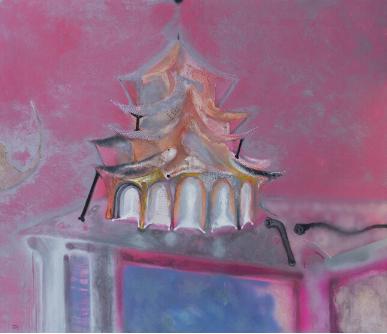 黄宇兴 幻城 2003年 布面油画 130×150cm