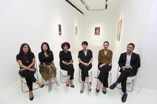 讲者包括(左至右:)Mina Park、Yohana Irawan、林明珠、黄雅君、Maree di Pasquale及朱沛宗