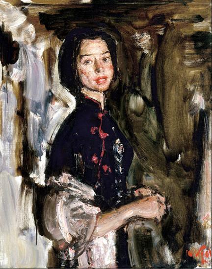 卡柳塔 《来自杭州的美人》 75×60cm 2001年作