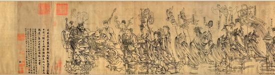 北宋 武宗元 《朝元仙仗图》局部