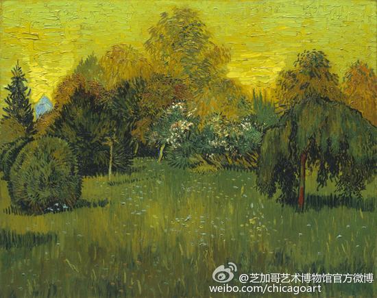 Vincent van Gogh,The Poet‘s Garden, 1888, The Art Institute of Chicago