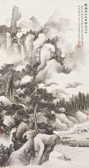 吴湖帆 万壑松风 成交价:7,130,000