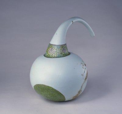 清康熙 素三彩茄式壶 北京故宫博物院藏