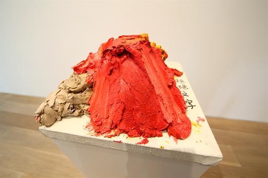 朱金石 拒绝文字 50cm×60cm×30cm 平置绘画 2014