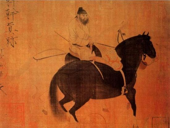 《牧马图册》唐代韩幹,要说这唐朝确实是以胖为美,瞧这马,多胖。显然这不是战马。