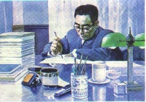 一夜的工作 王惟震绘