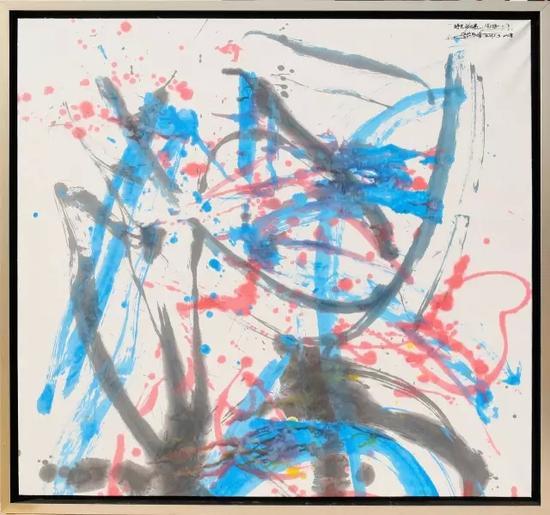时光拾遗·观世一 宣纸丙烯 87X96cm 2015