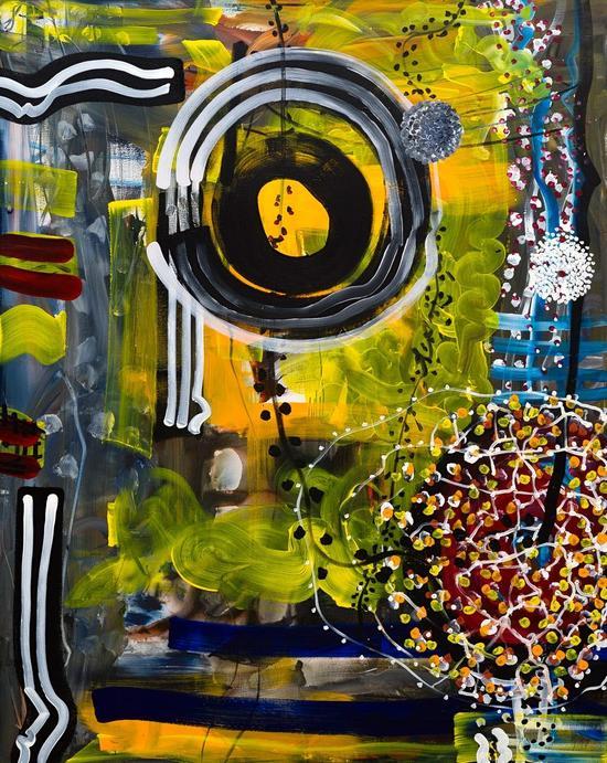 False Vacuum #2, 2015 H250cmx200cm Ac-Linen PwLewis