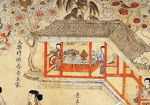 钱舜举《四季花木· 山茶》