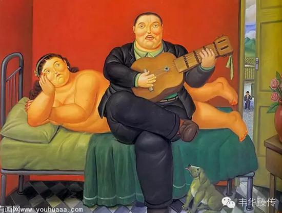 博特罗作品。您喜欢这戏谑而荒诞的情境吗?老博说:“ 这就是我眼中的世界。”