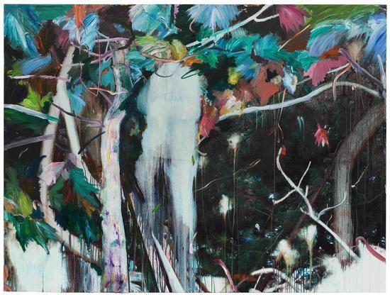 许宏翔XU Hongxiang 《流动的风景NO.5》Flowing Scenery No.5 150×200cm 布面水性写真、油彩Water-based Paint on Canvas 2015
