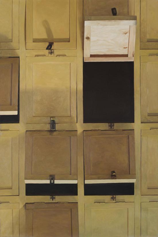 袁庆一《 柜子No.1》195×130cm 布面油画 2010