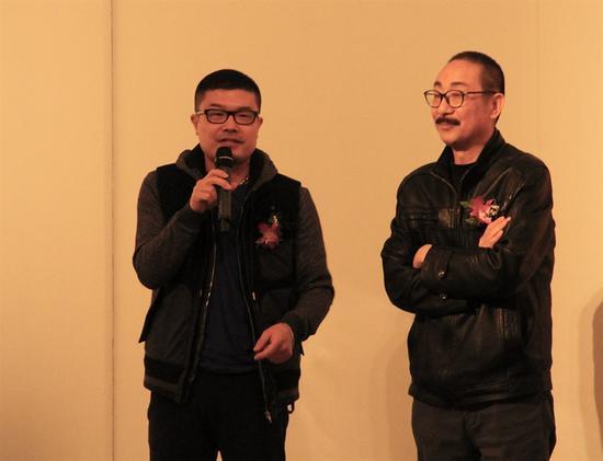 中国版画艺委会秘书长、展览策展人康剑飞致辞