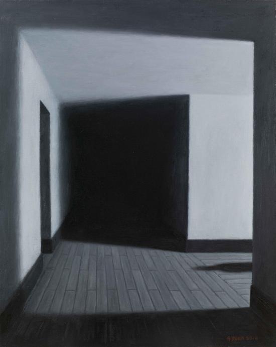 袁庆一 《 光影》 100×80cm 布面油画 2014
