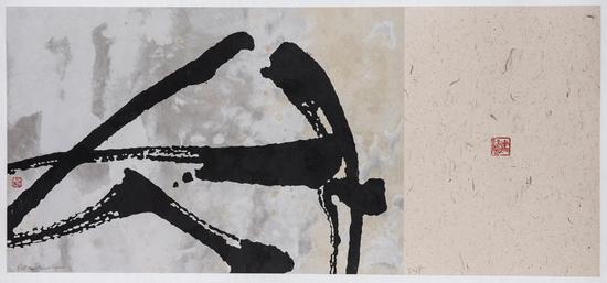 徐仲偶《丝路印象之三》96x39cm 版画