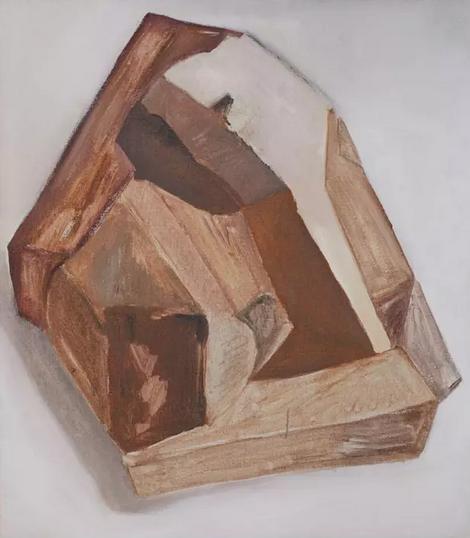 陈彧君 | 相似物0626-6260, 72X83.5CM, 布面丙烯、木地板, 2015