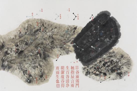 《二十四节气之谷雨》 宣纸水墨 126x83cm 2016