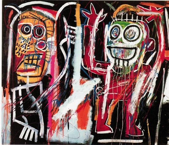 让-米歇尔·巴斯奎特(Jean-Michel Basquiat),《Dustheads》,1982 图片:Courtesy Christie`s