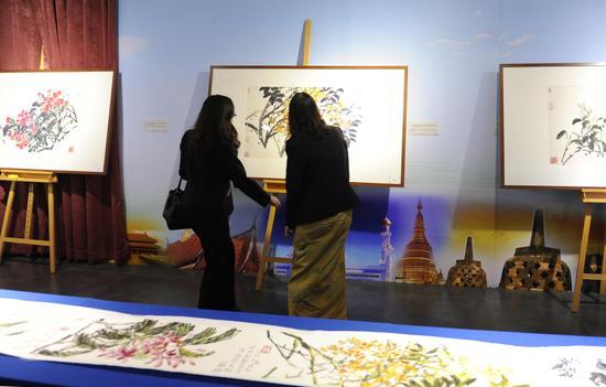 画展现场