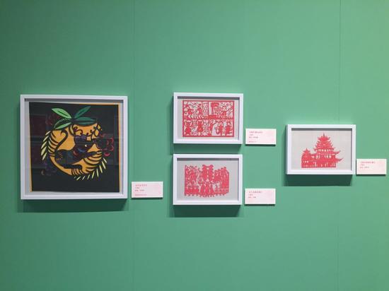 第三届全国儿童剪纸作品展现场照片