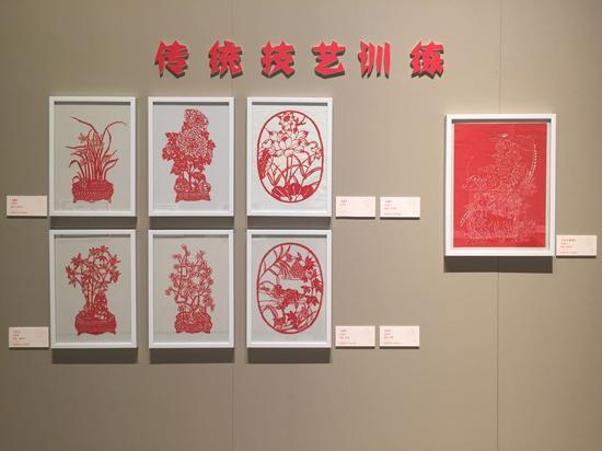 第三届全国儿童剪纸作品展现场照片