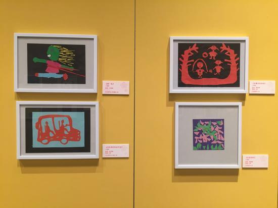第三届全国儿童剪纸作品展现场照片