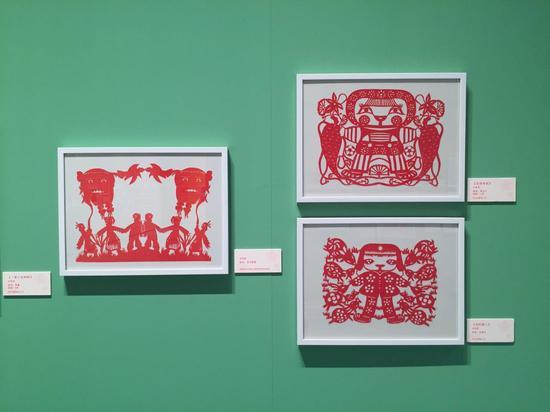第三届全国儿童剪纸作品展现场照片