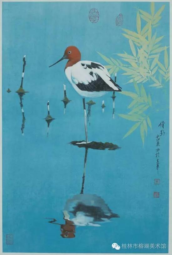 倩影 45×68cm 纸本设色 吴冰