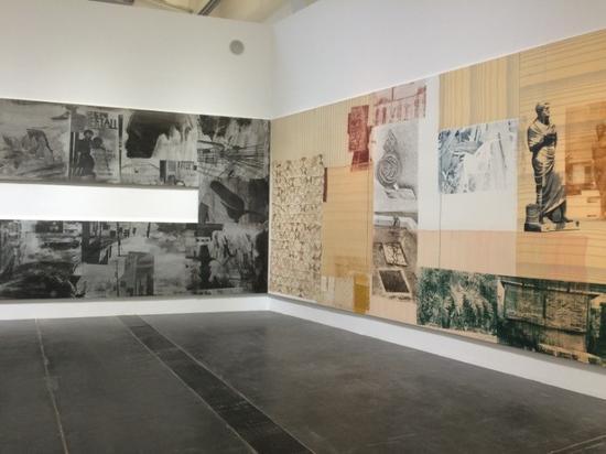 “劳森伯格在中国“展览现场。摄影:梁霄