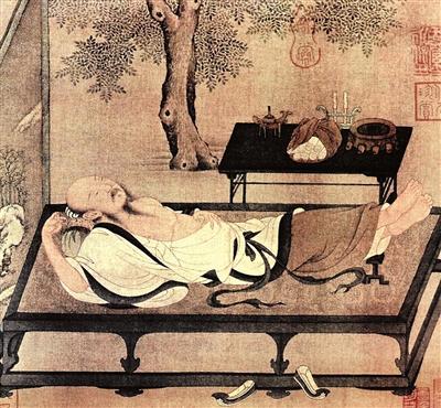 宋代《槐荫消夏图》 北京故宫博物院藏