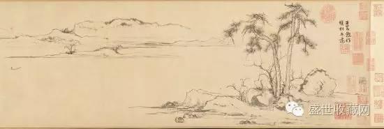 《双松平远》 赵孟頫