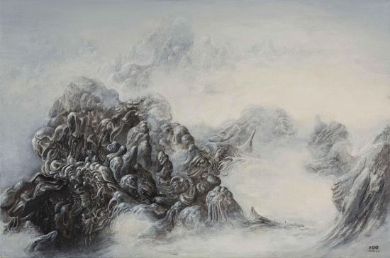  无题 Untitled 20 x 30 cm 布面丙烯 Acrylic on Canvas 2016 